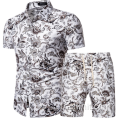 chemise à fleurs pour hommes